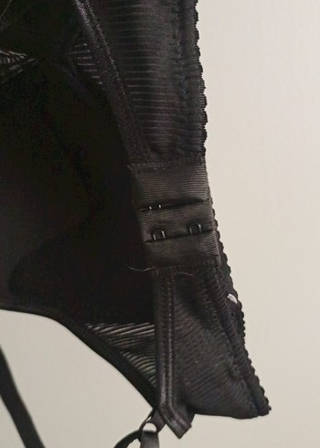 Siyah Goth Tarzı Sütyeni - Görsel 5