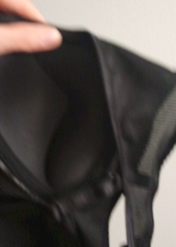 Siyah Goth Tarzı Sütyeni - Görsel 4