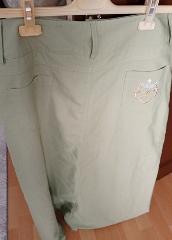 Ghisa Düğmeli Yeşil etek - Görsel 6