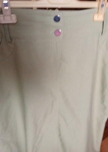 Ghisa Düğmeli Yeşil etek - Görsel 4