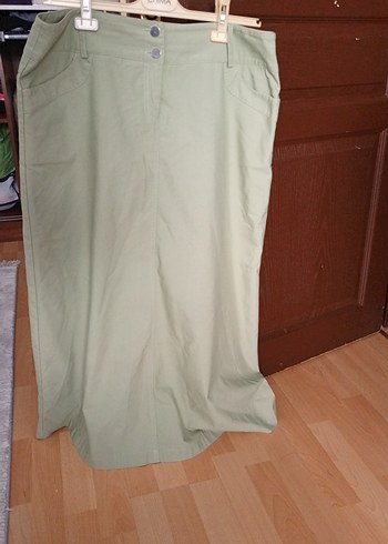 Ghisa Düğmeli Yeşil etek - Görsel 2