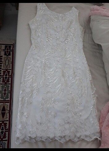 Beyaz elbise - Görsel 4