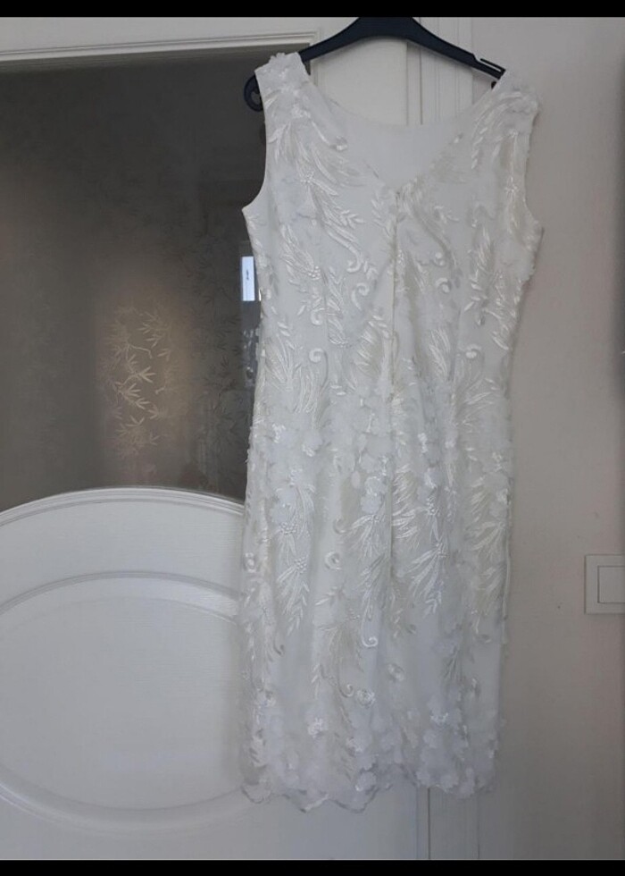 Beyaz elbise - Görsel 3