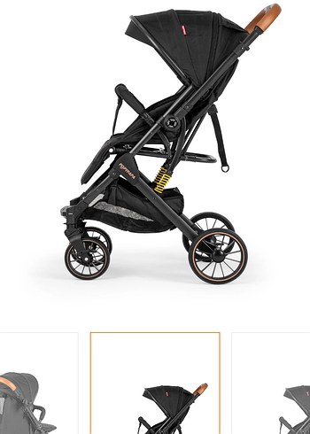 Siyah Bebek Arabası, Hafif ve Dayanıklı - Görsel 5