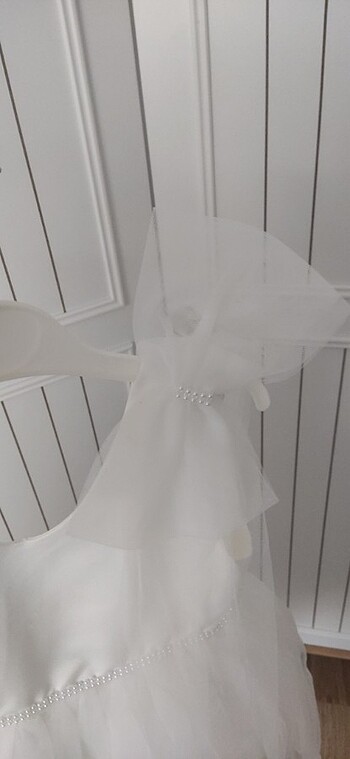 Çocuk gelinlik kuyruklu - Görsel 5