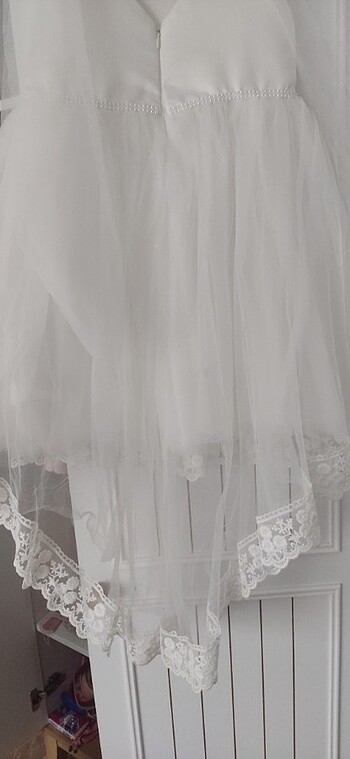 Çocuk gelinlik kuyruklu - Görsel 6