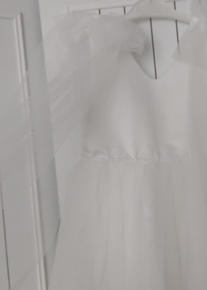 Çocuk gelinlik kuyruklu - Görsel 4