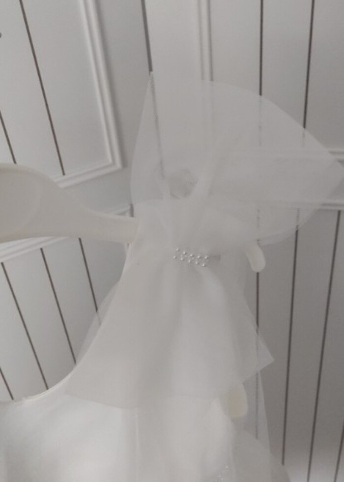 Çocuk gelinlik kuyruklu - Görsel 5