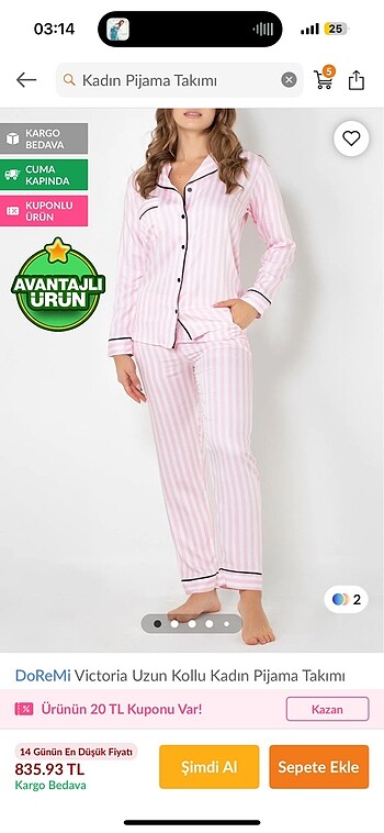 Pijama takımı