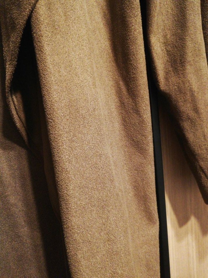 Kadın Kahverengi Süet Midi Kaban - Görsel 4
