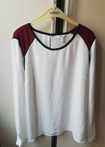 Uzun Kollu, Salaş Kesim Beyaz Bluz - Görsel 3