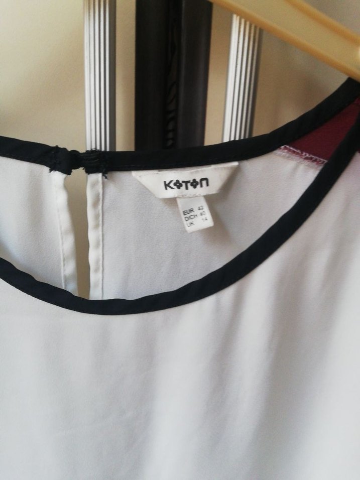 Uzun Kollu, Salaş Kesim Beyaz Bluz - Görsel 4