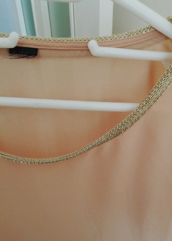 Bej Kolsuz Salaş Kadın Bluz - Görsel 5