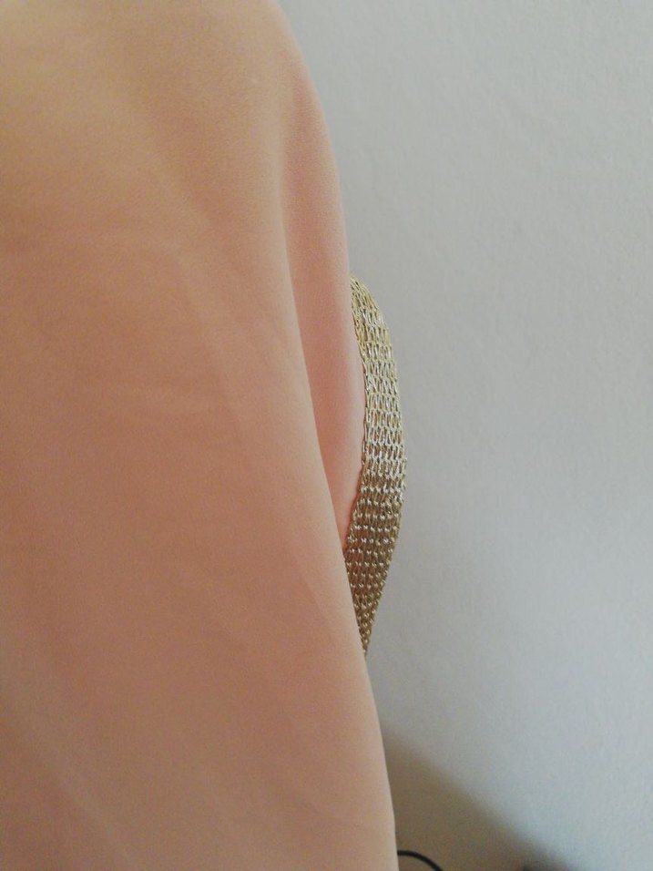 Bej Kolsuz Salaş Kadın Bluz - Görsel 4