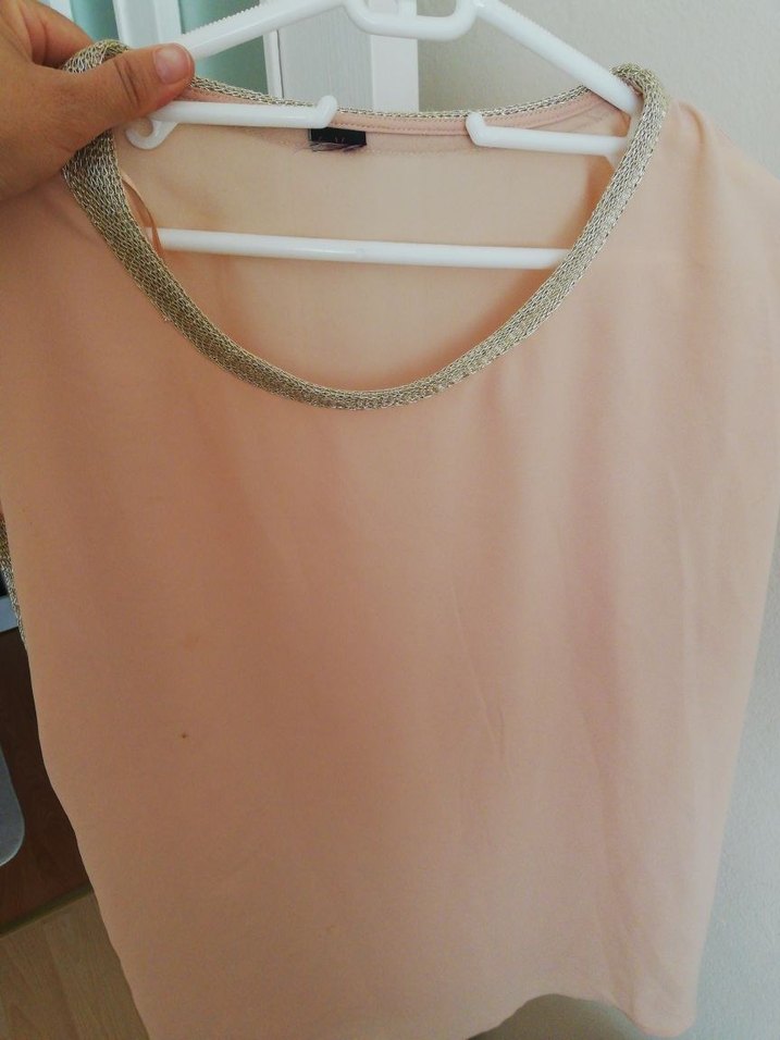 Bej Kolsuz Salaş Kadın Bluz - Görsel 3