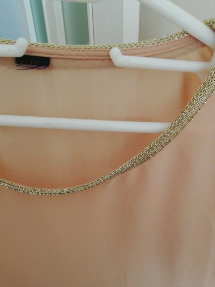 Bej Kolsuz Salaş Kadın Bluz - Görsel 5