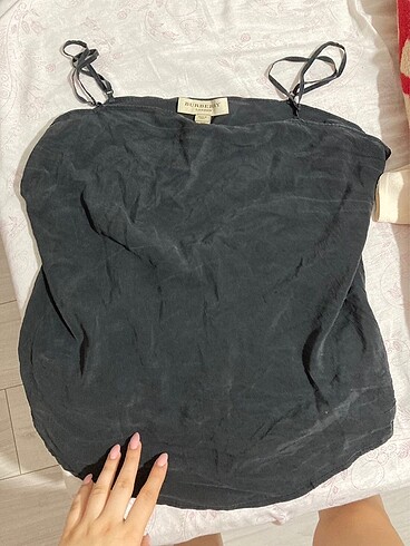 Burberry askılı bluz