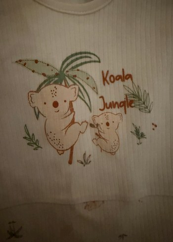 Beyaz Desenli Bebek Uyku Tulumu(0-6 aylık) - Görsel 4