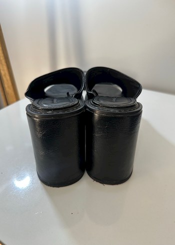 Kadın Siyah Platform Topuklu Sandalet - Görsel 4