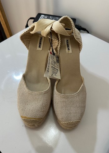 Bej Kadın Dolgu Topuklu Espadril - Görsel 3