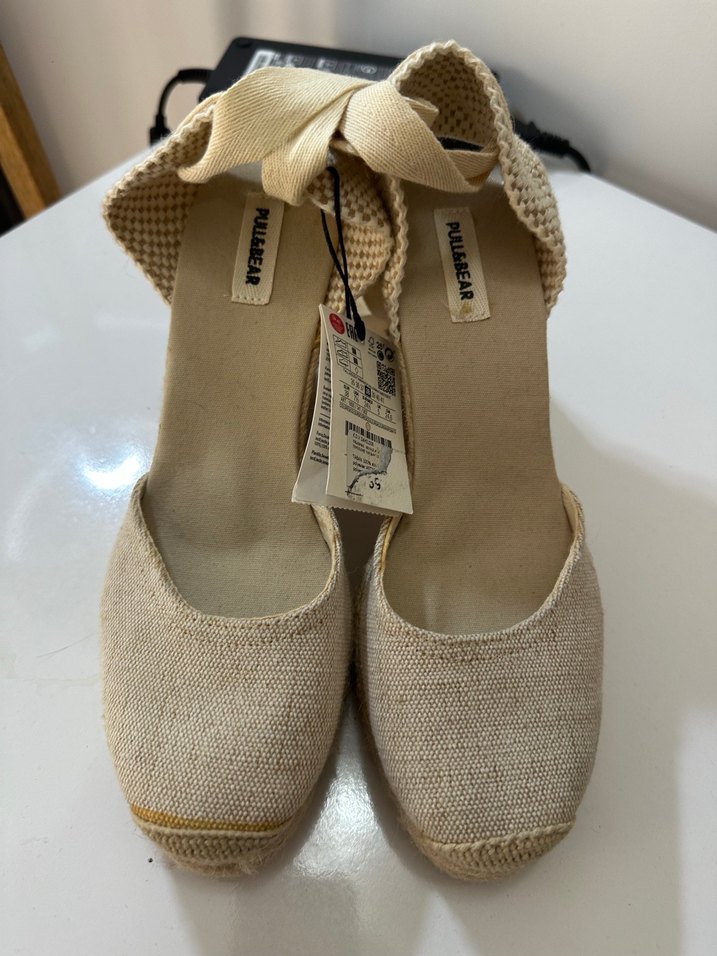 Bej Kadın Dolgu Topuklu Espadril - Görsel 2