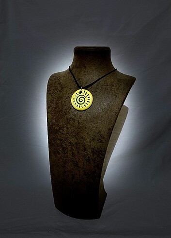 Diğer Spiral sembol kolye- Handmade