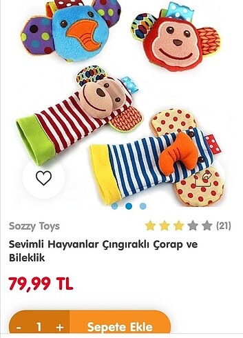 Çıngıraklı çorap ve bileklik