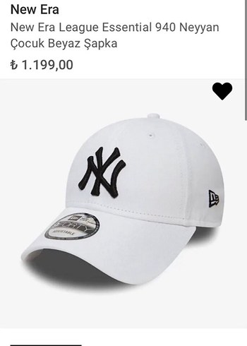 Beyaz NY Nakışlı Spor Şapka - Görsel 7