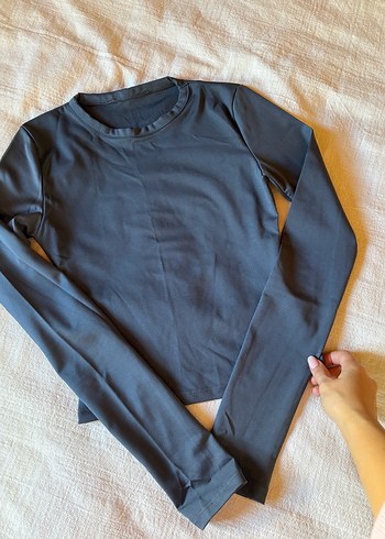 Bisikler Yaka Basic Uzun Kollu Body - Görsel 3