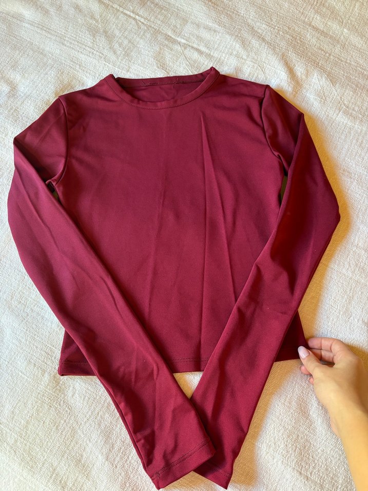 Bisikler Yaka Basic Uzun Kollu Body - Görsel 4