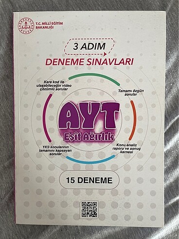 meb 3 adım ayt eşit ağırlık denemeleri