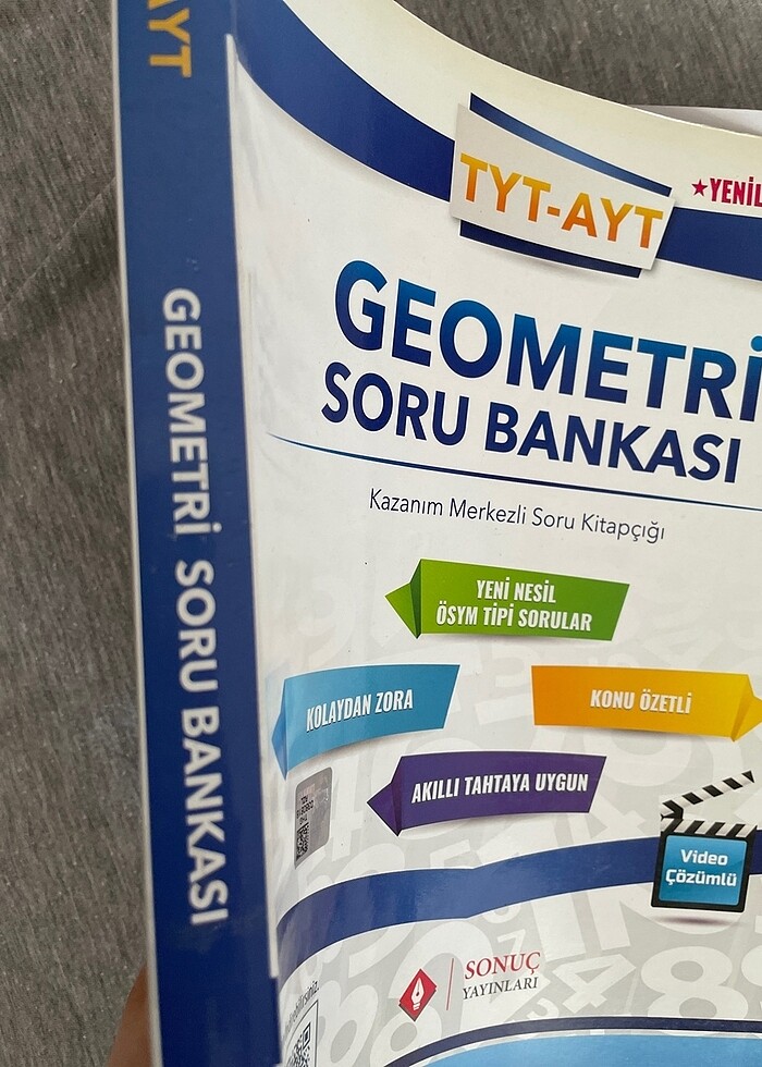 sonuç yayınları tyt ayt geometri soru bankası - Görsel 4