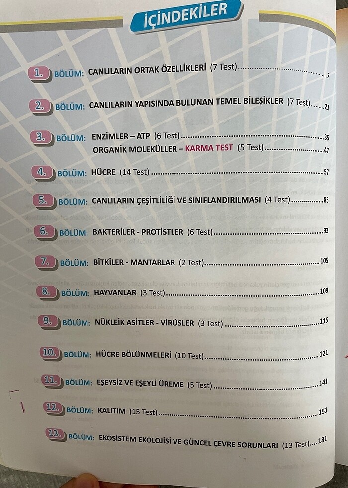 aydın yayınları tyt biyoloji soru bankası - Görsel 2
