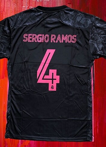 Real Madrid siyah Sergio ramos forması M 
