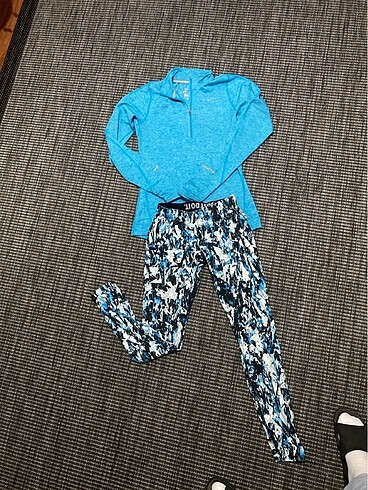 Nike Orjinal Nike ikili takım tayt ve sweatshirt