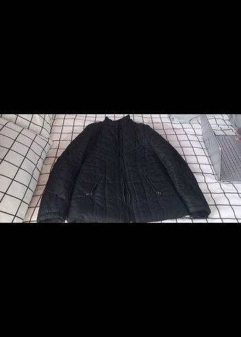 Siyah Fermuarlı Kadın Mont - Görsel 2