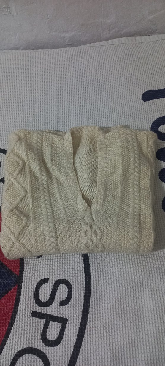 Bohem Tarzı V Yakalı Örgü Süveter - Görsel 2