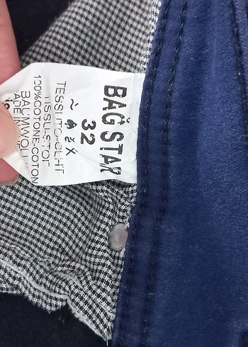 Düğmeli Mavi erkek Denim Midi Pantolon - Görsel 3