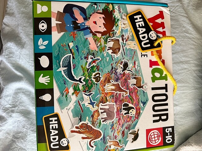 Beden Renk Headu Dünya Turu Puzzle 108 parça
