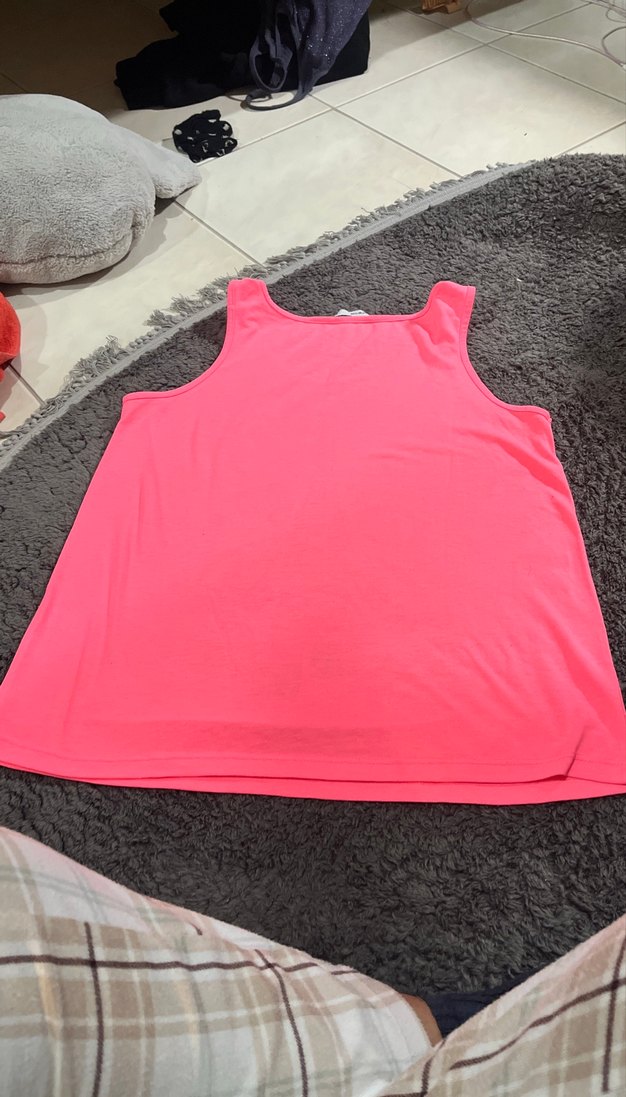 Pembe Fırfırlı Askısız Tişört M Beden - Görsel 5