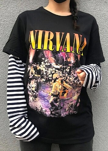 KÖSTEBEK Nirvana Mtv Unplugged Sleeve Tshirt