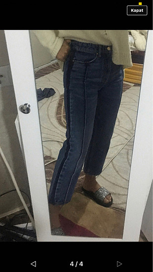 Mango yüksek bel mom jeans