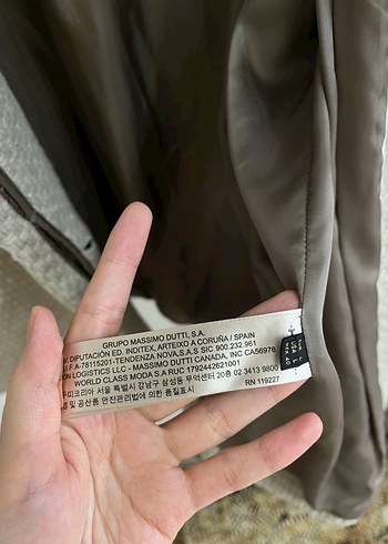 Massimo Dutti Kadın Kaban - Görsel 6