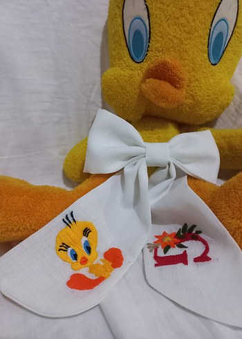 harf ve figür işlemeli fiyonk toka - Görsel 5