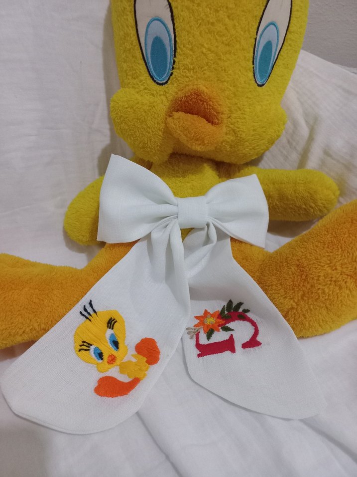 harf ve figür işlemeli fiyonk toka - Görsel 3