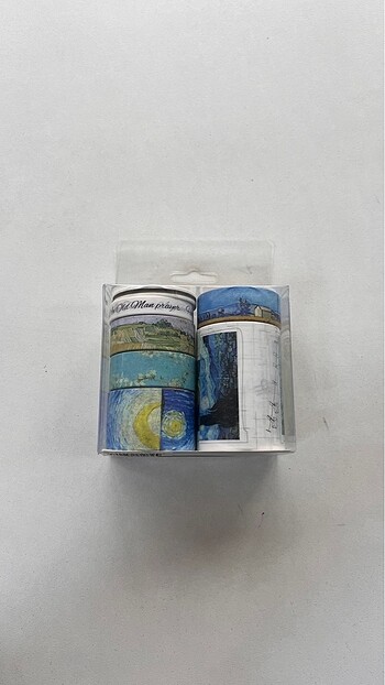 Beden Tasarımlı desenli kâğıt bant seti washi tape