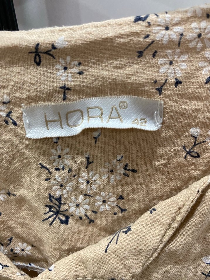 Bej Uzun Kollu Fırfırlı Kadın Tunik - Görsel 3