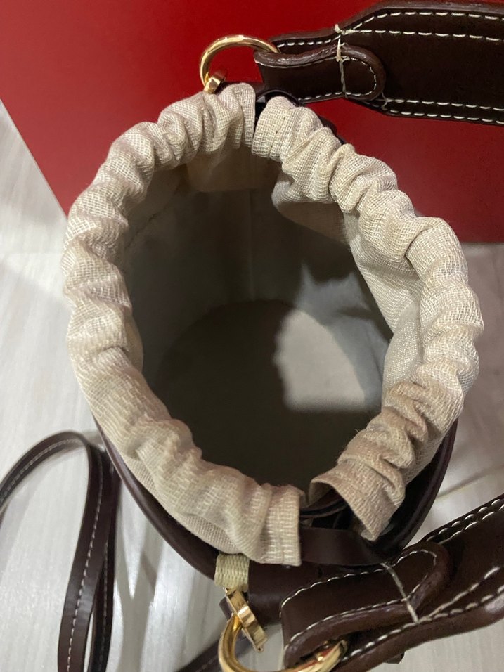 Kahverengi Deri Kemerli Kadın Çanta - Görsel 2