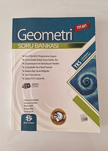 Bilgi Sarmal Yayınları Tyt-Ayt Geometri Soru Bankası 