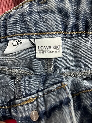 11-12 Yaş Beden mavi Renk Lcw Kız Çocuk Jean